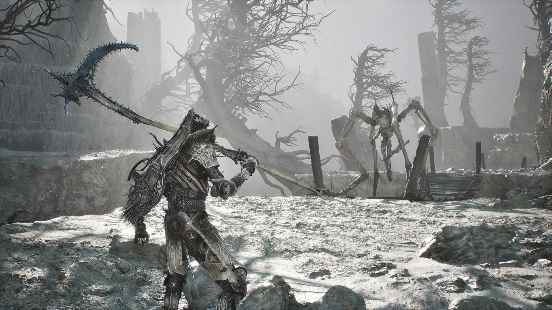 Open world landscape of Mortal Shell II